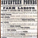 A poster for a competition in Mere for farm labourers 5